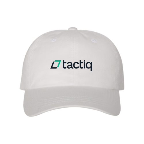 Tactiq - YP Classics - Dad Hat - White